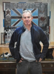 Tony Blair Portrait ny Alastair Adams